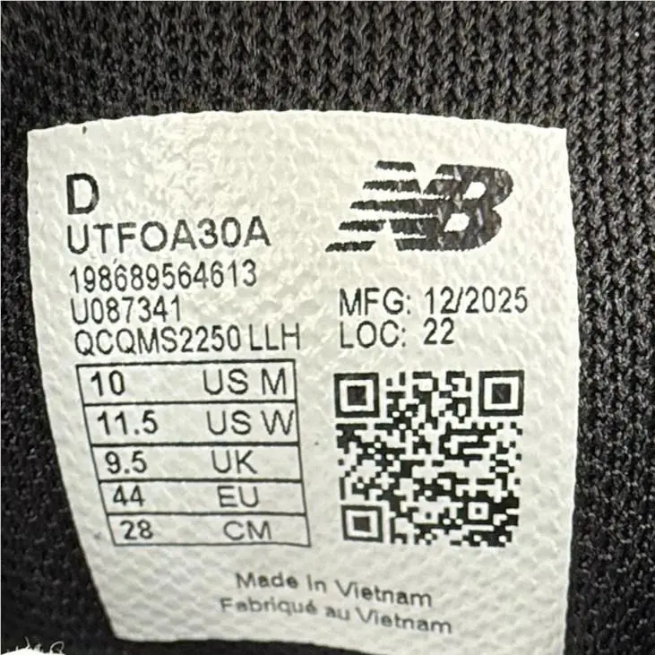New Balance shoes - New Balance TF100 - UTFOA30A - Black, Manufacturer: Black (UPC: 198689564613) 0