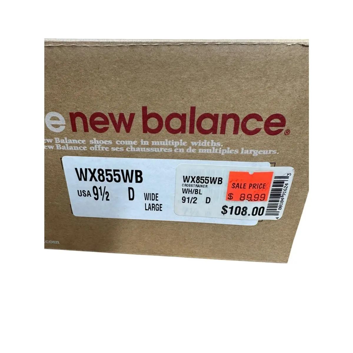 New Balance shoes - New Balance 855 - WX855WB - White (UPC: 400104916243) 14
