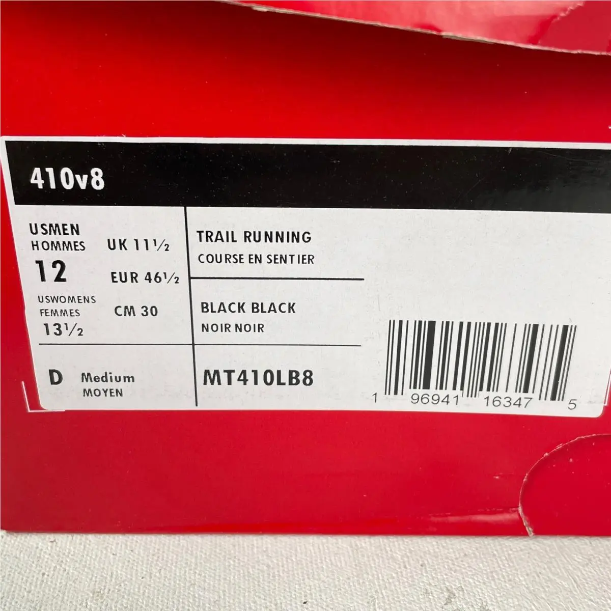 New Balance shoes - MT410LB8 - MT410LB8 - Black (UPC: 196941163475) 7