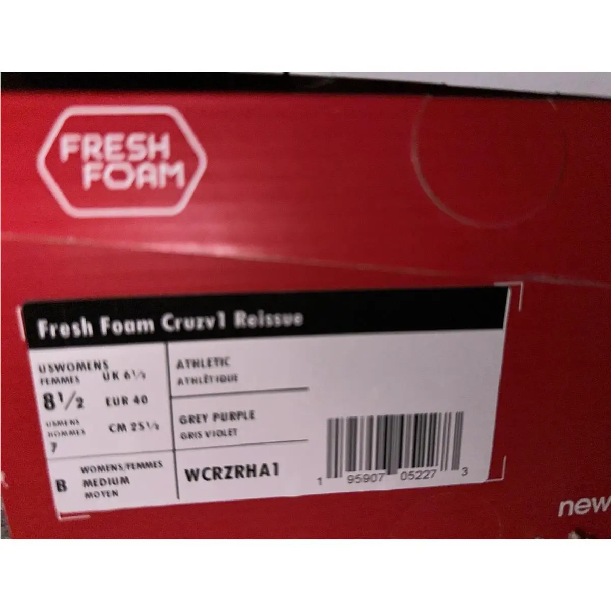 New Balance shoes - New Balance Fresh Foam Cruzv1 - Blue, Grey, Purple 2