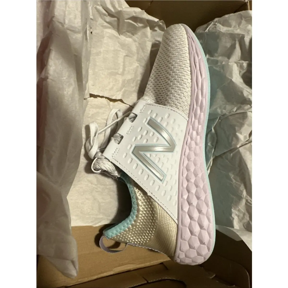New Balance shoes - New Balance Fresh Foam Cruzv1 - Blue, Grey, Purple 3