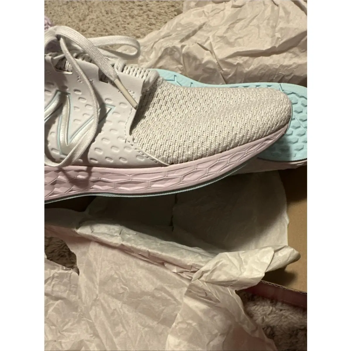 New Balance shoes - New Balance Fresh Foam Cruzv1 - Blue, Grey, Purple 7