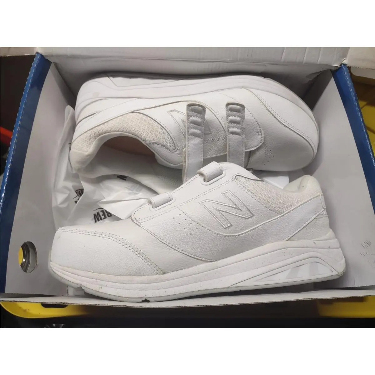 New Balance 928v3 Walking Shoes Mens White Leather SZ 10 Wide Width New W/box