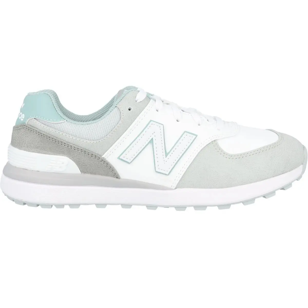 New Balance 574 Greens V2 Women`s Golf Spikeless Sneakers White/grey Size 9.5M