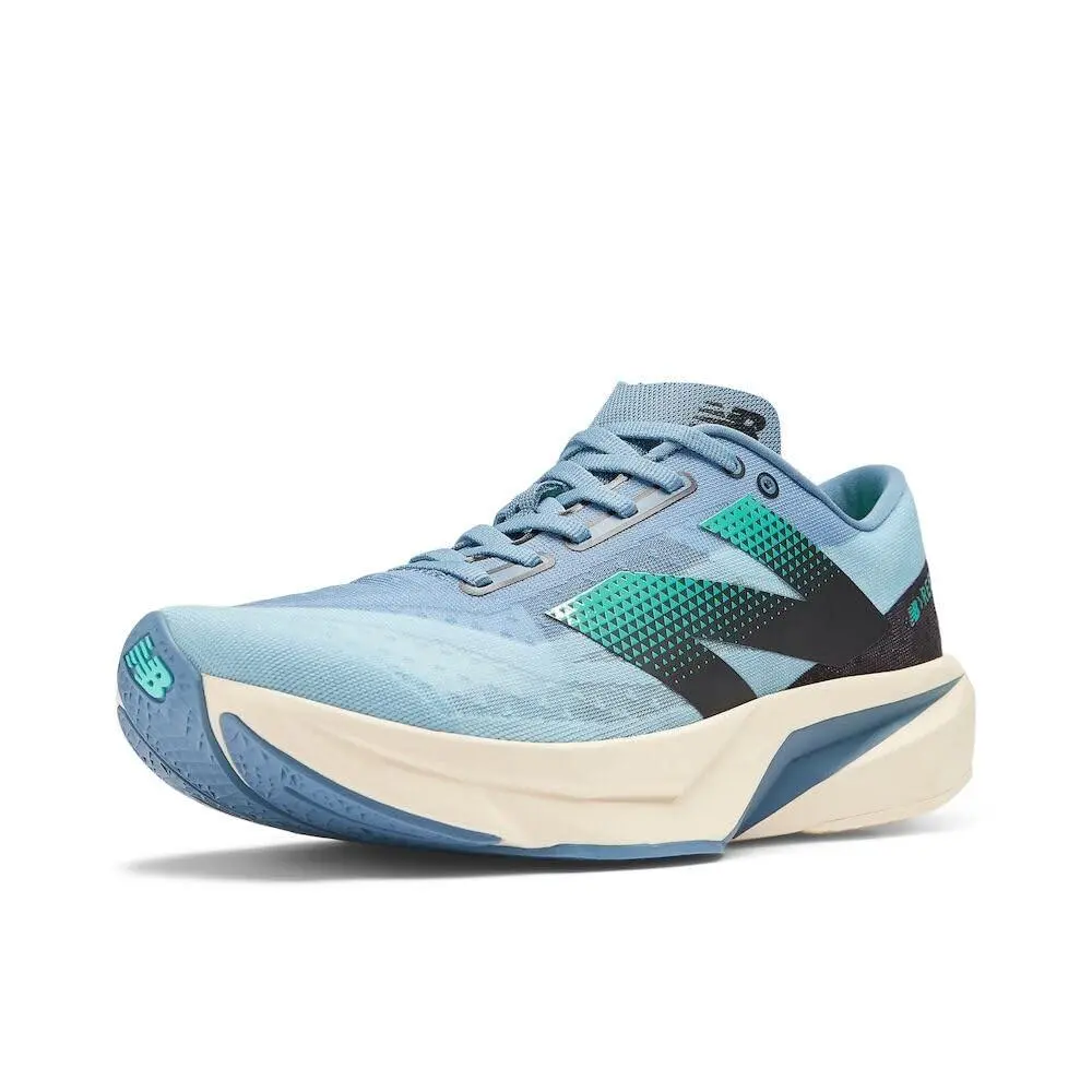 New Balance Men`s Fuelcell Rebel V4 Running Shoe Heron Blue/chrome 11 - Heron Blue/Chrome Blue
