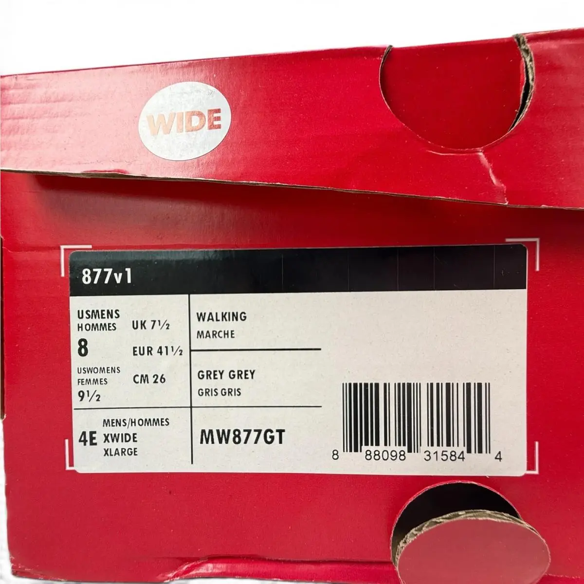 New Balance shoes - New Balance 877v1 - 877v1 - Gray (UPC: 888098315844) 10