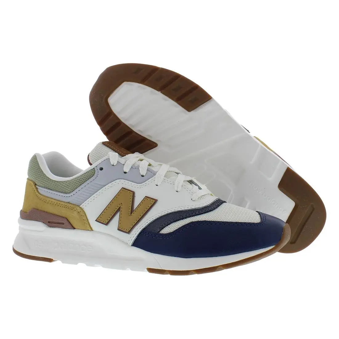 New Balance 997H Mens Shoes Size 8 Color: White/brown