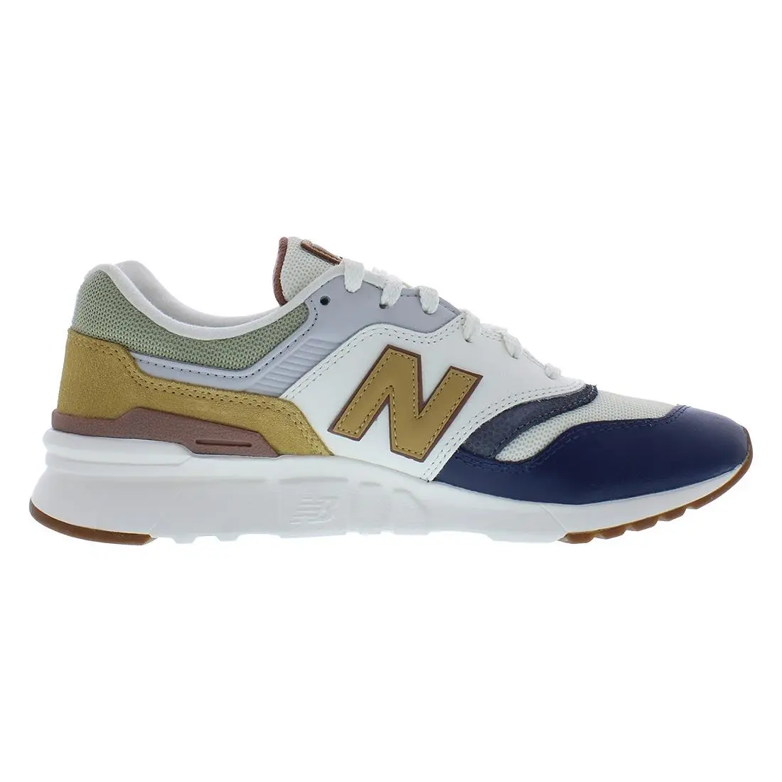 New Balance shoes - White/Brown, Main: Multi-Colored (UPC: 197966635510) 1