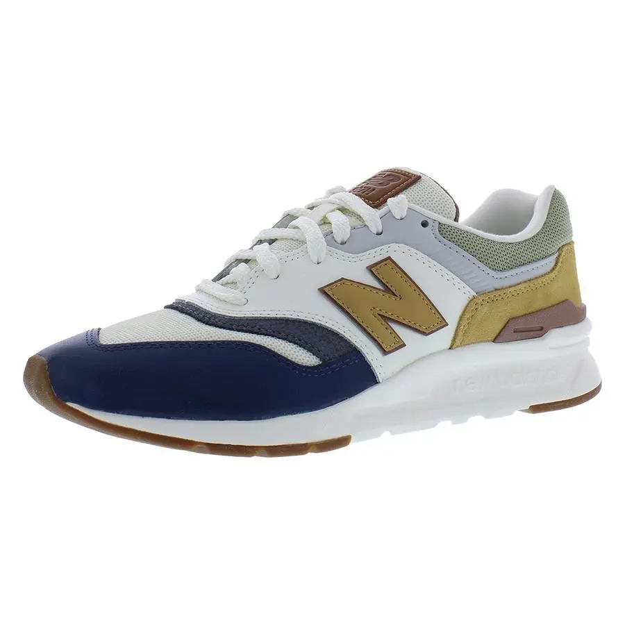 New Balance shoes - White/Brown, Main: Multi-Colored (UPC: 197966635510) 3