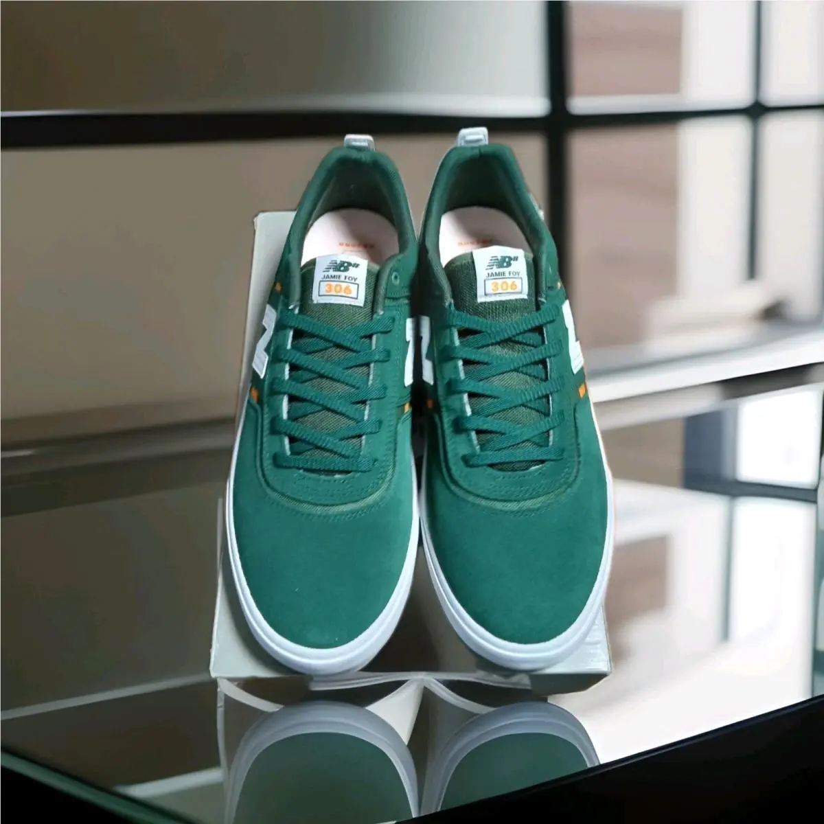 Size 14 - New Balance Jamie Foy x Numeric 306 Green