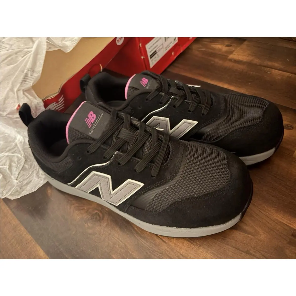 New Balance Womens Elite Lite Wuelehbz-d Black/rose Sz 9.5 Wide