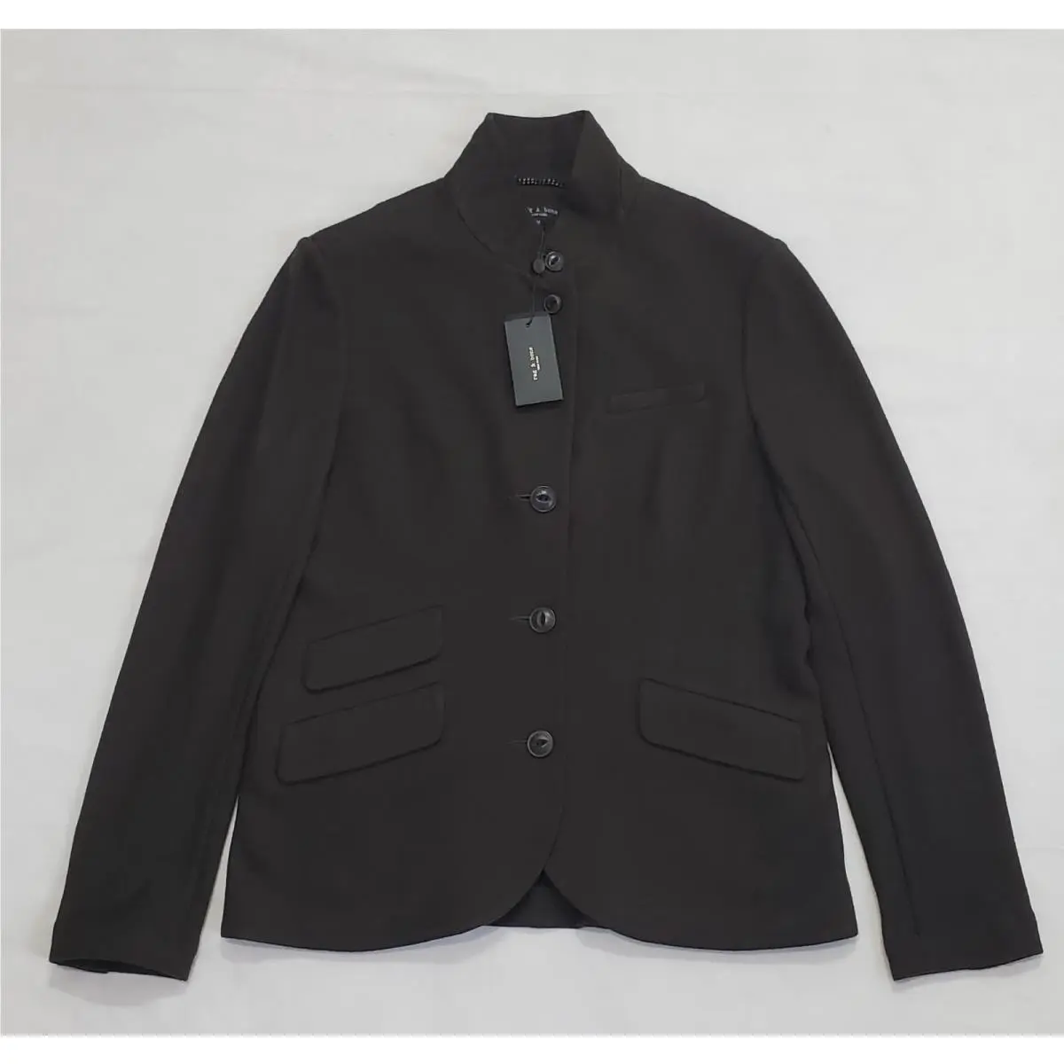 Rag Bone WAW20S4041PH41 Army Green Slade Wool Blazer Women Size 12