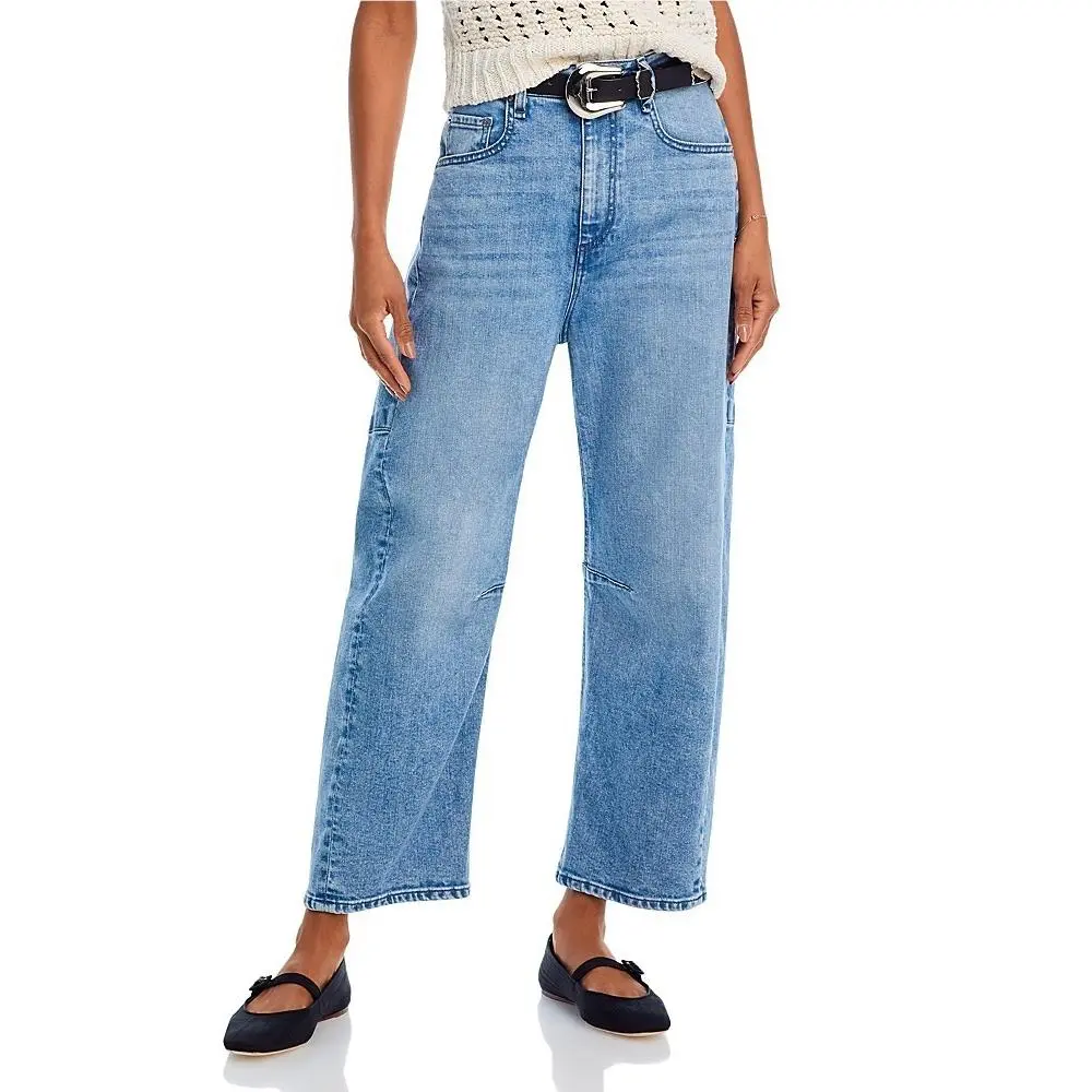 Rag Bone Charlie High Rise Barrel Leg Jeans in Kayden