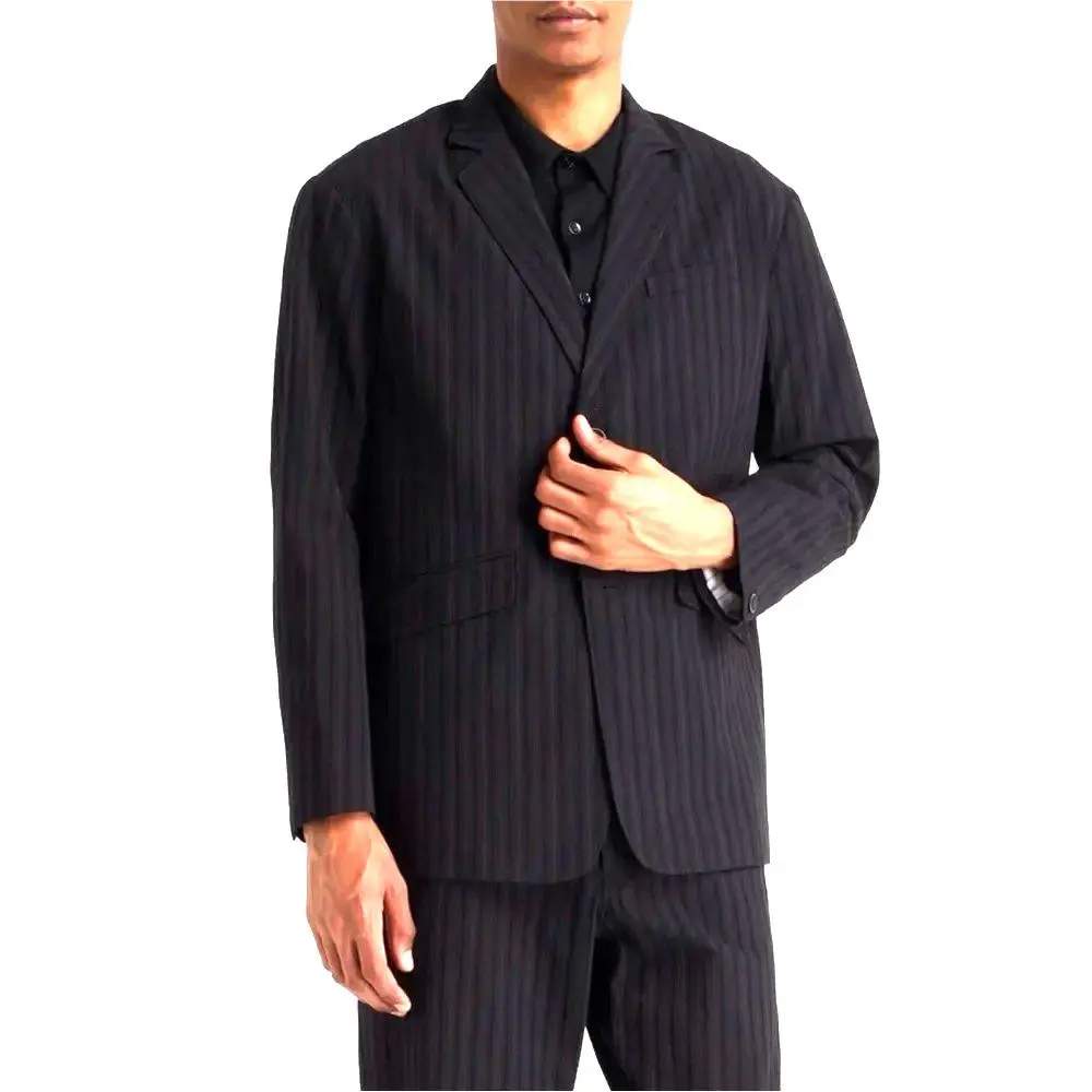 Rag Bone Blazer 44 Regular Cotton Silk Blend Shift Striped Jacquard Jacket