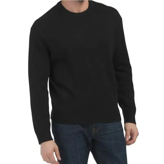 Rag Bone Pure Cashmere Downing Crew Sweater Black M