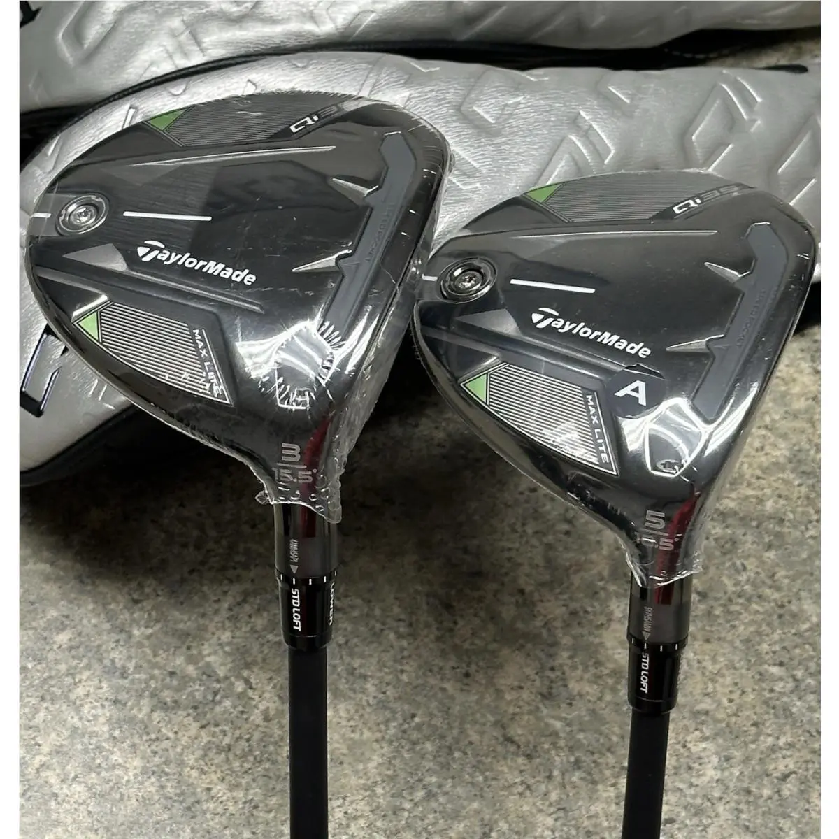 Taylormade Qi35 Max Lite Fairway Wood Set 3-Wood 5-Wood Vanquish Senior Flex