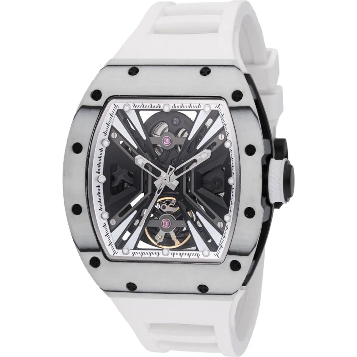 Invicta Men`s Watch S1 Rally Automatic White Silicone Strap 49028