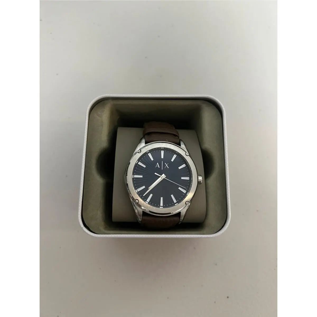 Armani Exchange AX2804 Fitz Men`s Watch with Blue Dial