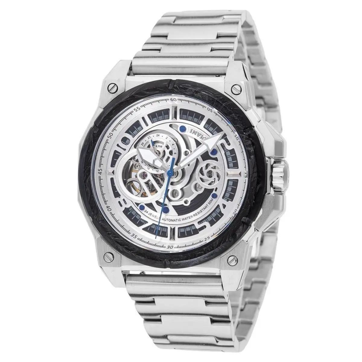 Invicta S1 Rally Automatic Men`s Watch Skeleton Dial - 43mm Seiko NH39 - 69508
