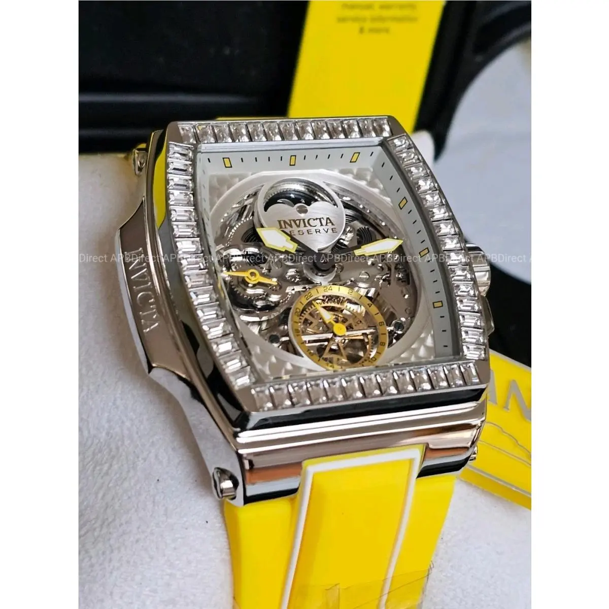 Invicta – S1 Rally – Diablo – Dual Time Automatic - Yellow - Reserve Mens Watch