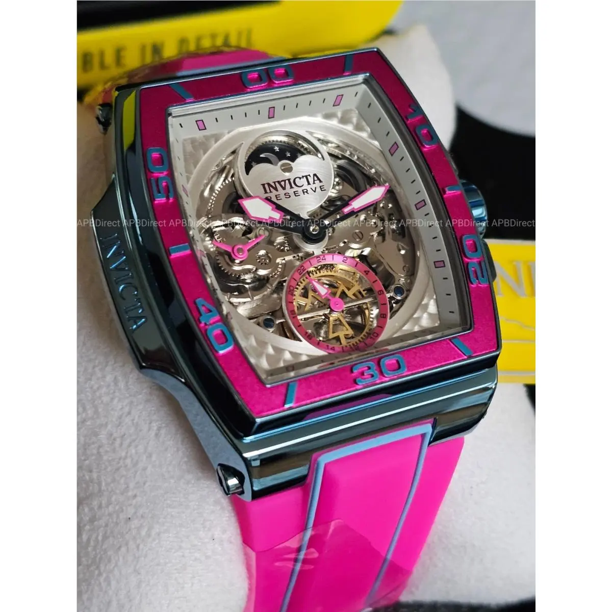 Invicta S1 Rally – Diablo – Dual Time Automatic Ice Blue Reserve Mens Watch
