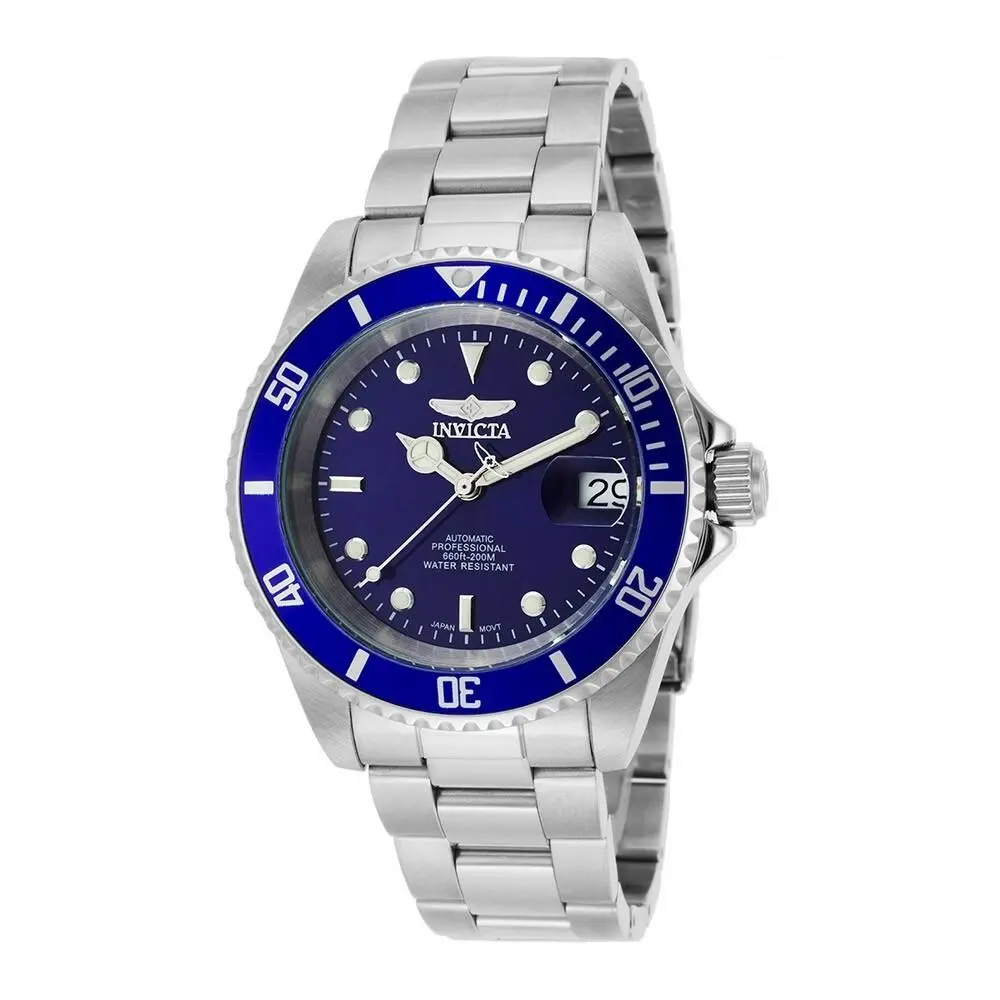 Pro Diver 909408 Stainless Steel Blue Dial Automatic Mens by Invicta