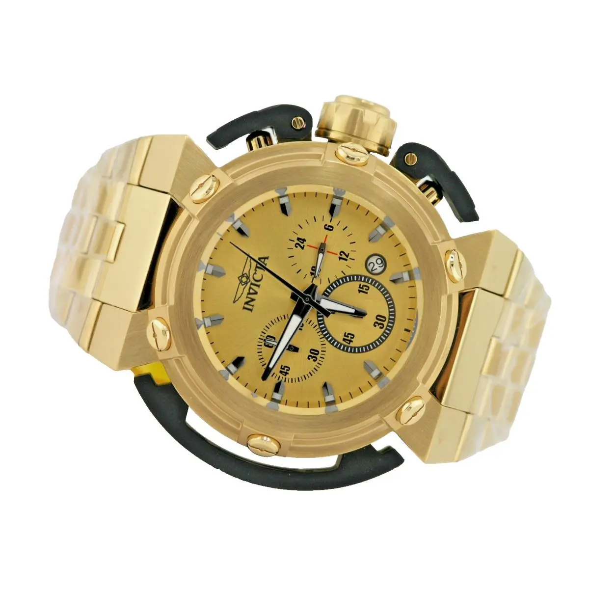 Invicta 49769 Coalition Forces X-wing Gold Steel Chronograph Watch 46MM J