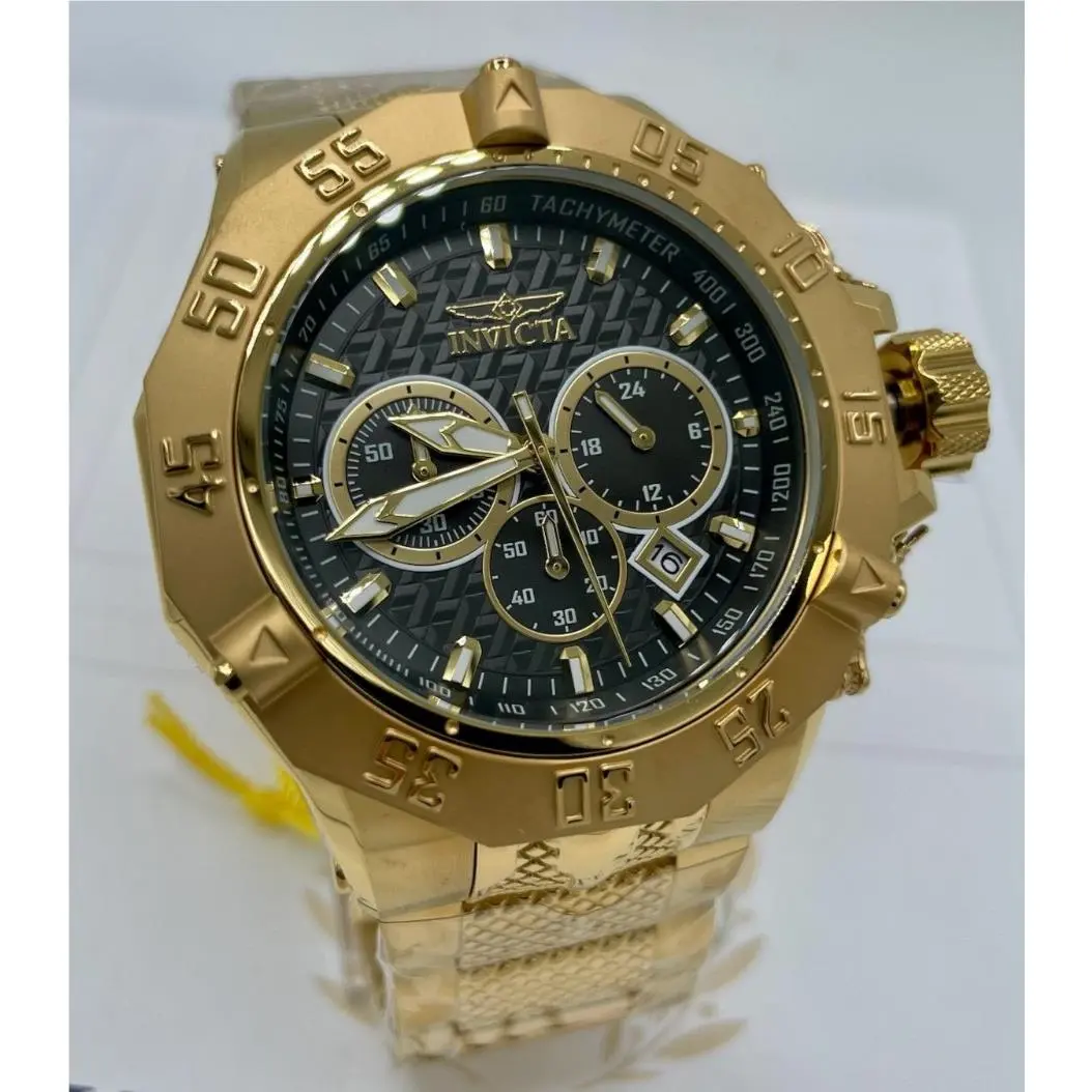 Invicta Subaqua Poseidon Men`s Watch - 53.8mm Gold 48377
