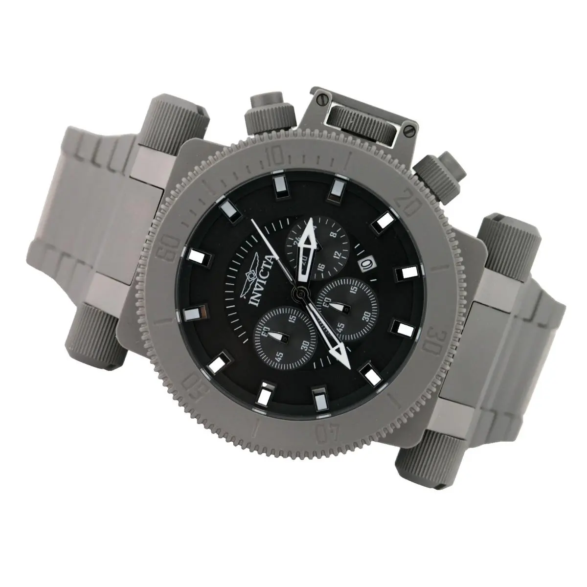 Invicta 48221 Coalition Forces All Titanium Black Chronograph Watch 51MM
