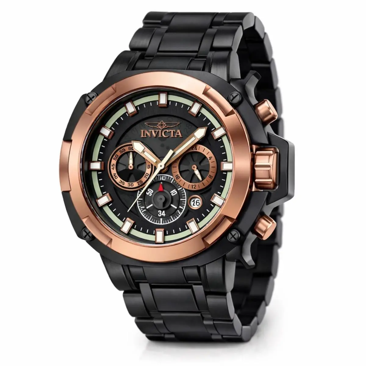 Invicta Coalition Forces Behemoth Men`s Watch - 60mm Black 49775