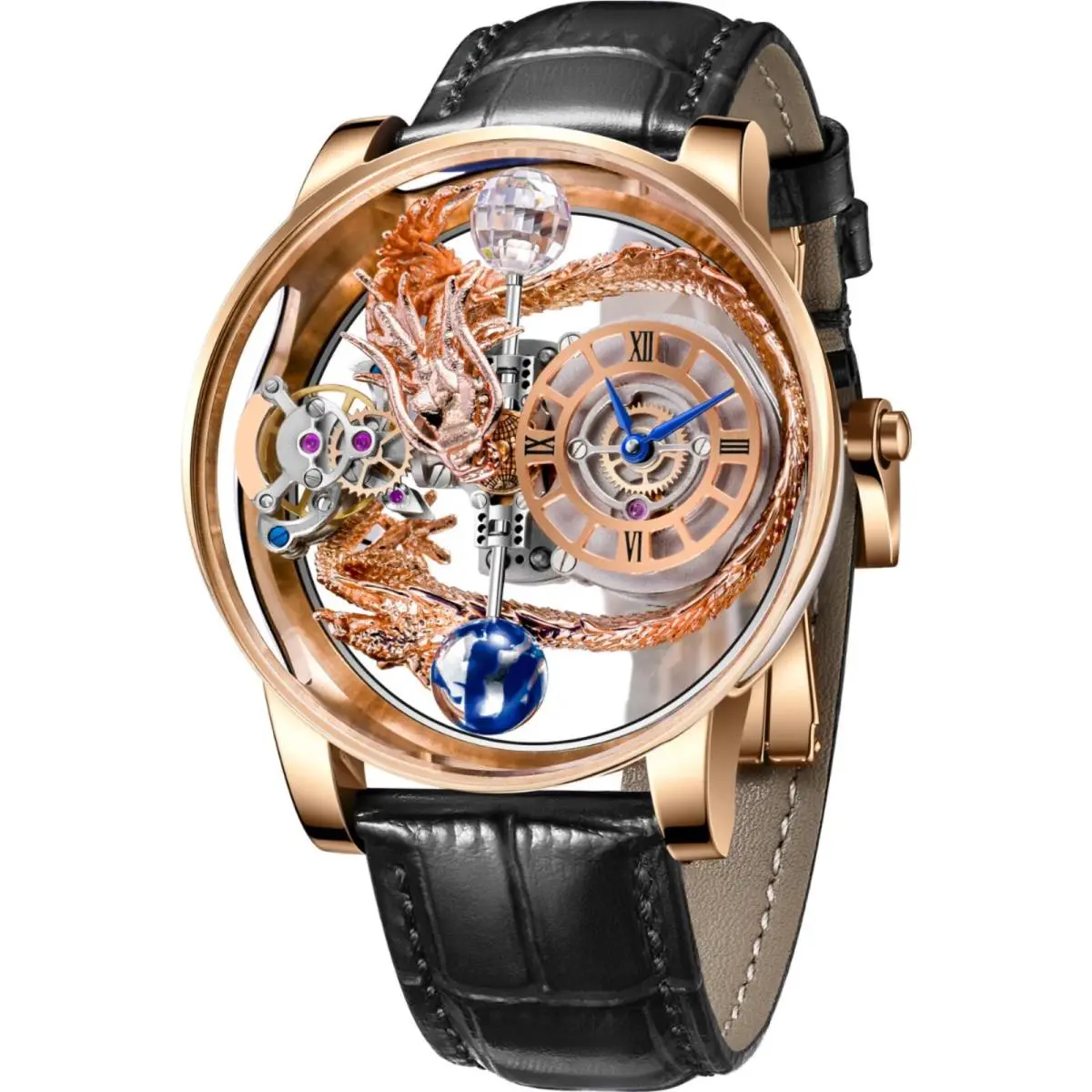 Montres Prestige X Invicta Quartz Men`s Watch w/ Skeleton Dial - 46mm MPW-0141
