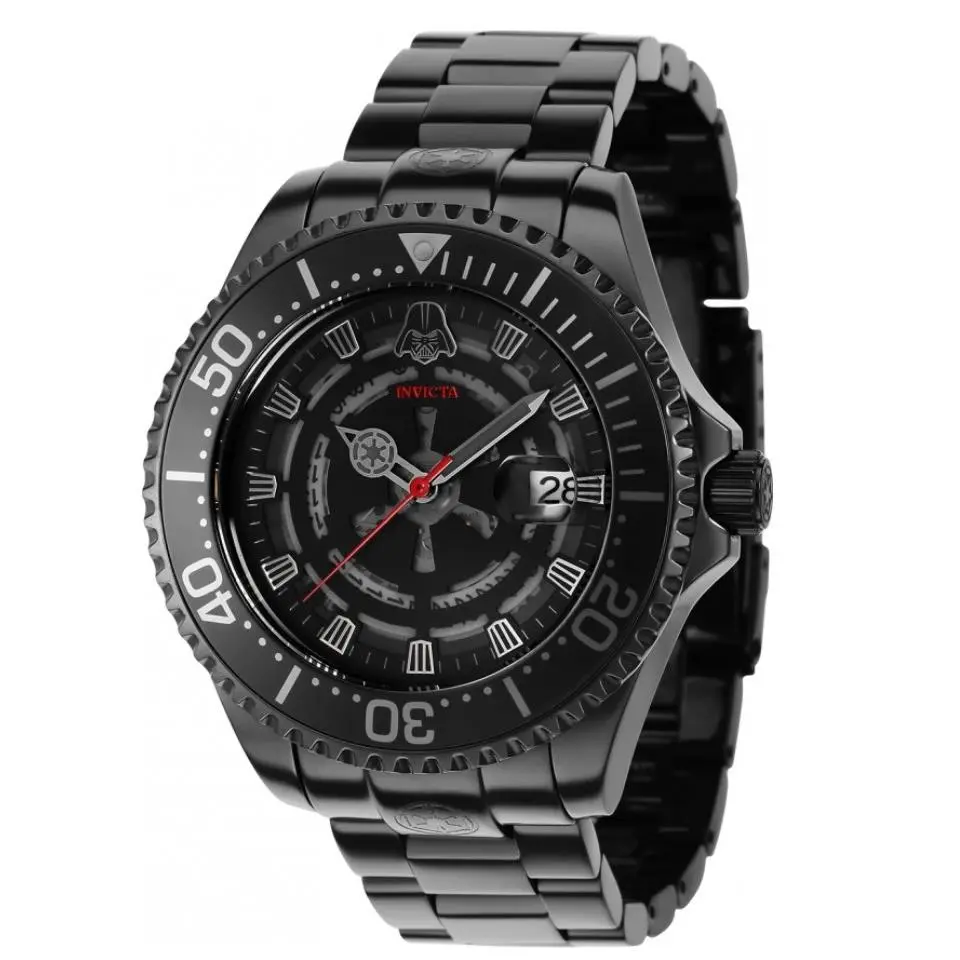 Star Wars Automatic Men`s 47mm Darth Vader Limited Edition Watch 37187 by Invicta