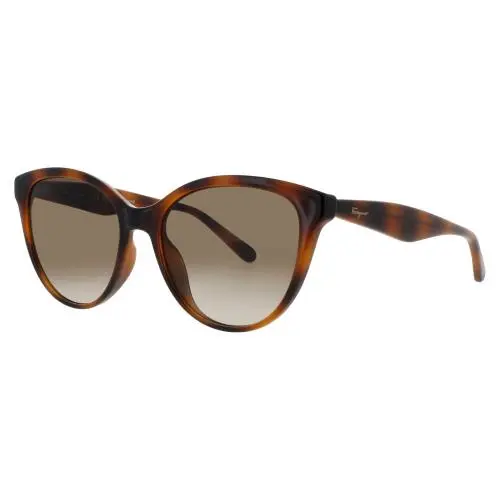 SF SF1073S 240 Sunglasses Tortoise Frame Brown Lenses 54 mm by Salvatore Ferragamo