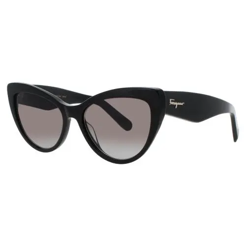 SF SF930S 001 Black Frame Grey Gradient Lenses 56 mm by Salvatore Ferragamo
