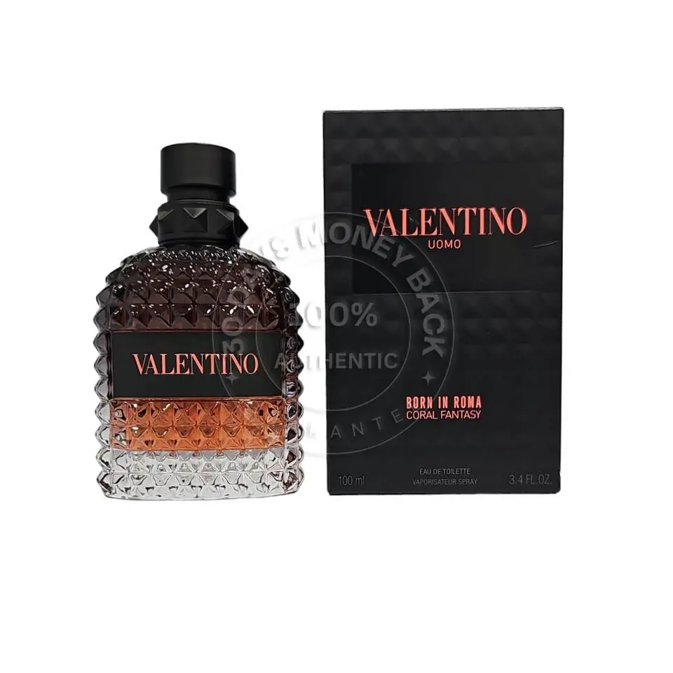Valentino Uomo Born in Roma Coral Fantasy Edt 3.4 oz Spray For Men