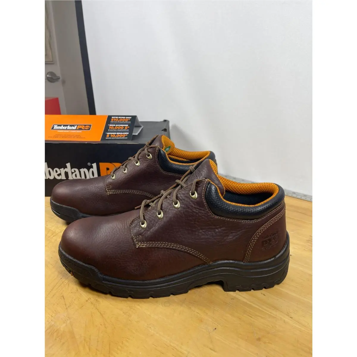Timberland Pro Titan Oxford Soft Toe Work Shoes Brown 13W TB047015242