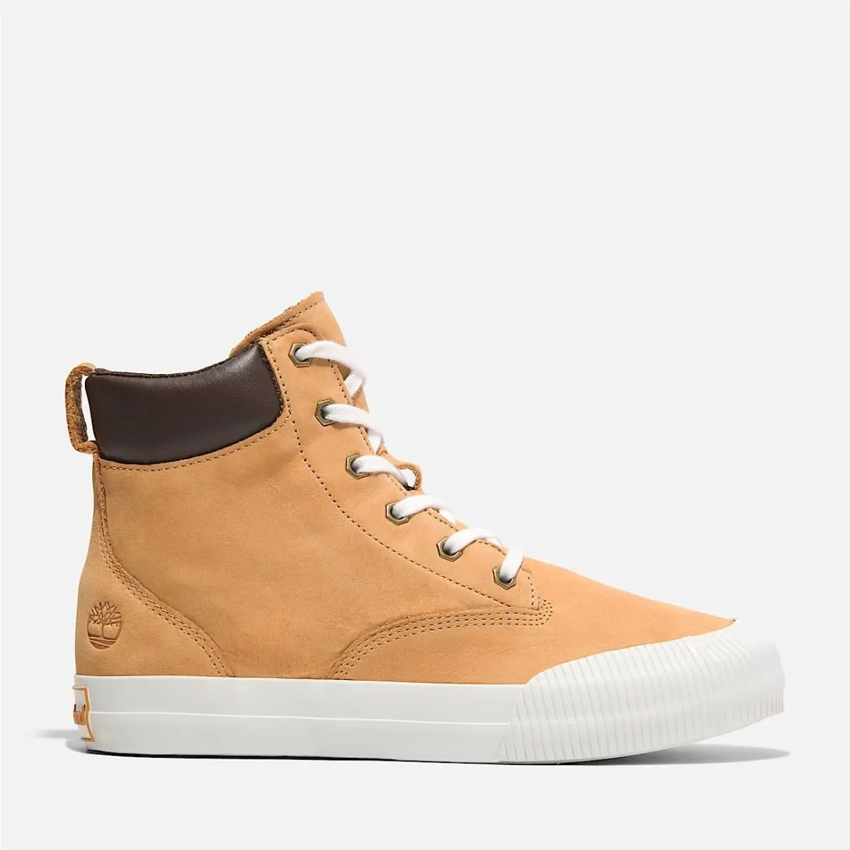 Timberland Women`s 9.5 Skyla Bay 2.0 HI Top Lace Snkr Wheat Nubuck
