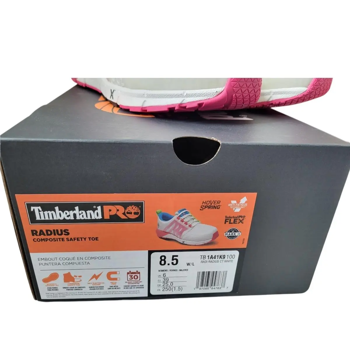 Timberland shoes - Timberland PRO Radius - PRO Radius - White/Pink/Green 5