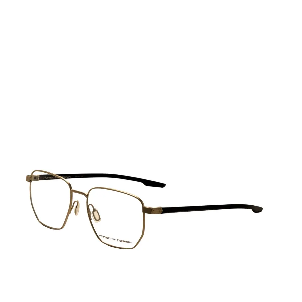 Design Men`s 55 mm Shiny Gold Black Opticals P8770-55B000 by Porsche
