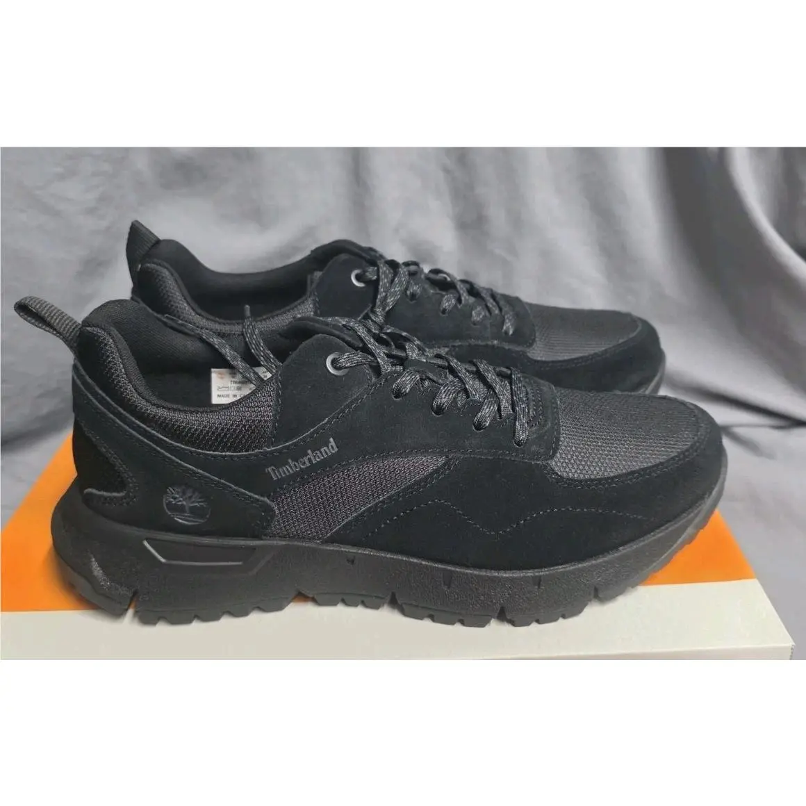 Timberland Voyager Park Sneakers Blackout Mesh Men SZ 10