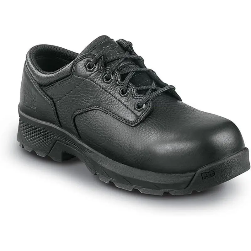 Timberland Men`s Black Ox Titan EV Maxtrax Alloy Toe Oxford Black Size 11