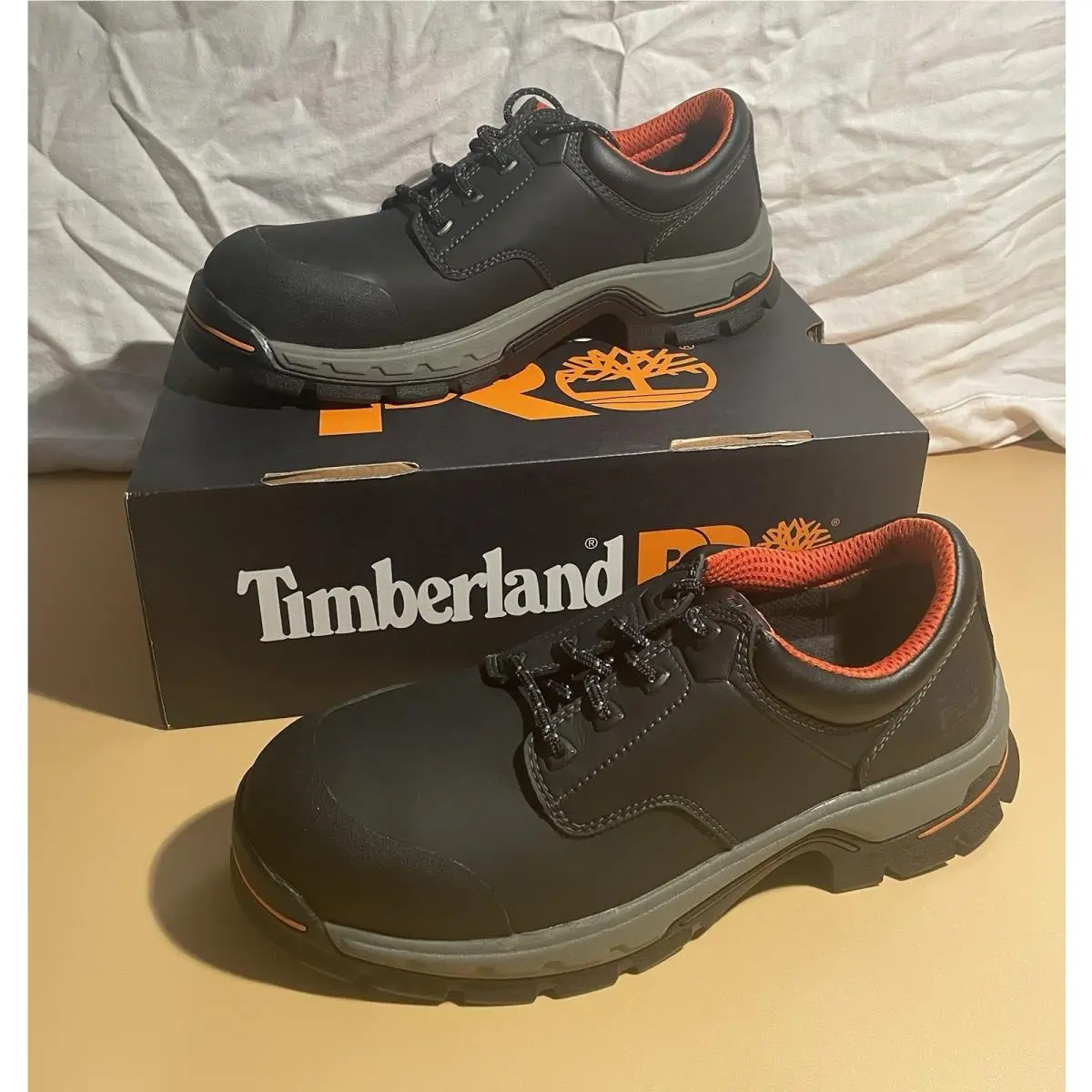 Timberland Pro Men`s Sz 11 Stockdale Alloy Safety Toe Work Hunt Sneakers