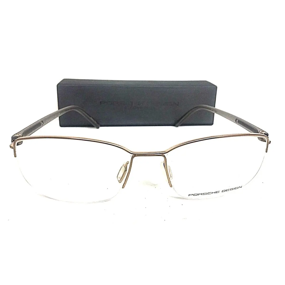 Design P 8244 B 54mm Silver Men`s Eyeglasses Frame Italy by Porsche