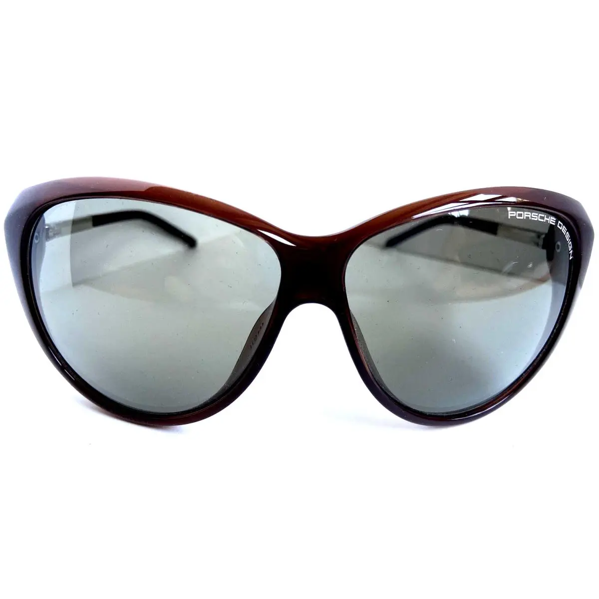 Porsche Design P 8602 B Oversized Women`s Sunglasses Luxury Look - Brown, Frame: Brown, Lens: Black