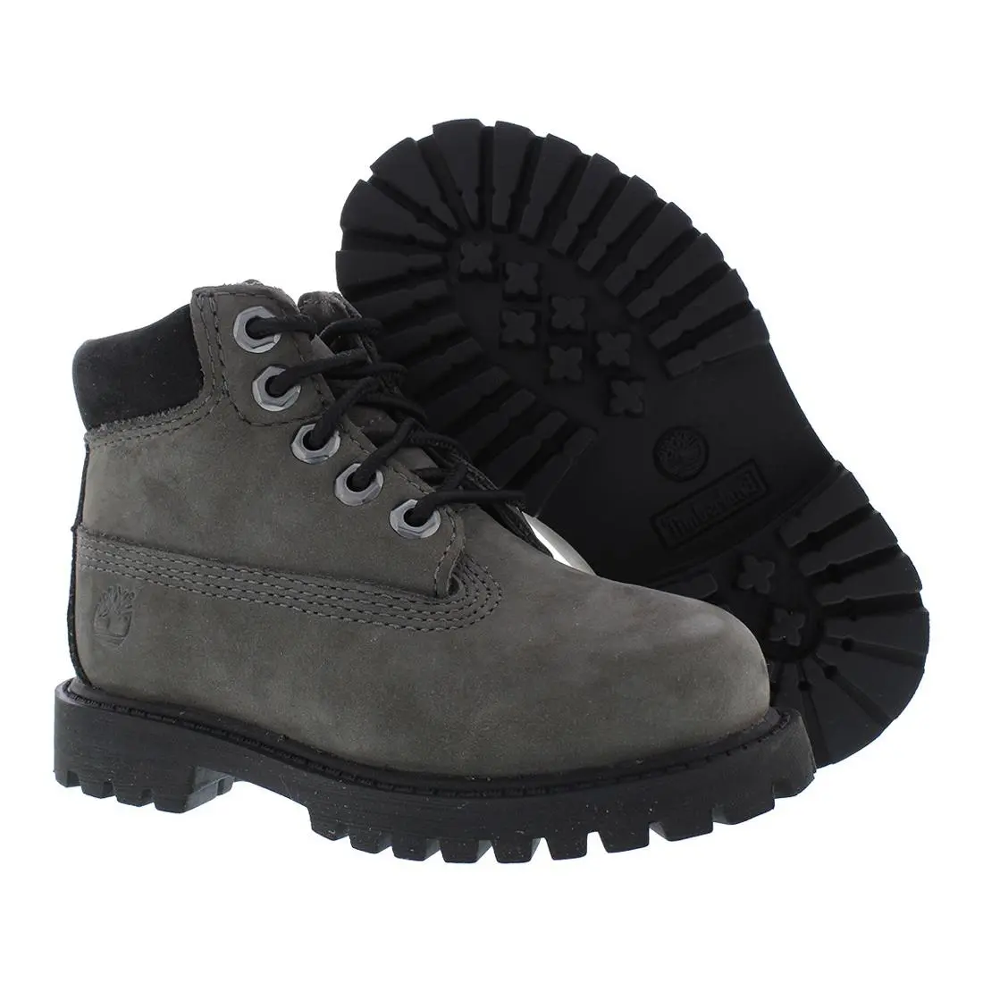 Timberland Premium 6 Inch Waterproof Boot Infant/toddler Shoes Size 7 Color: - Medium Grey, Main: Grey
