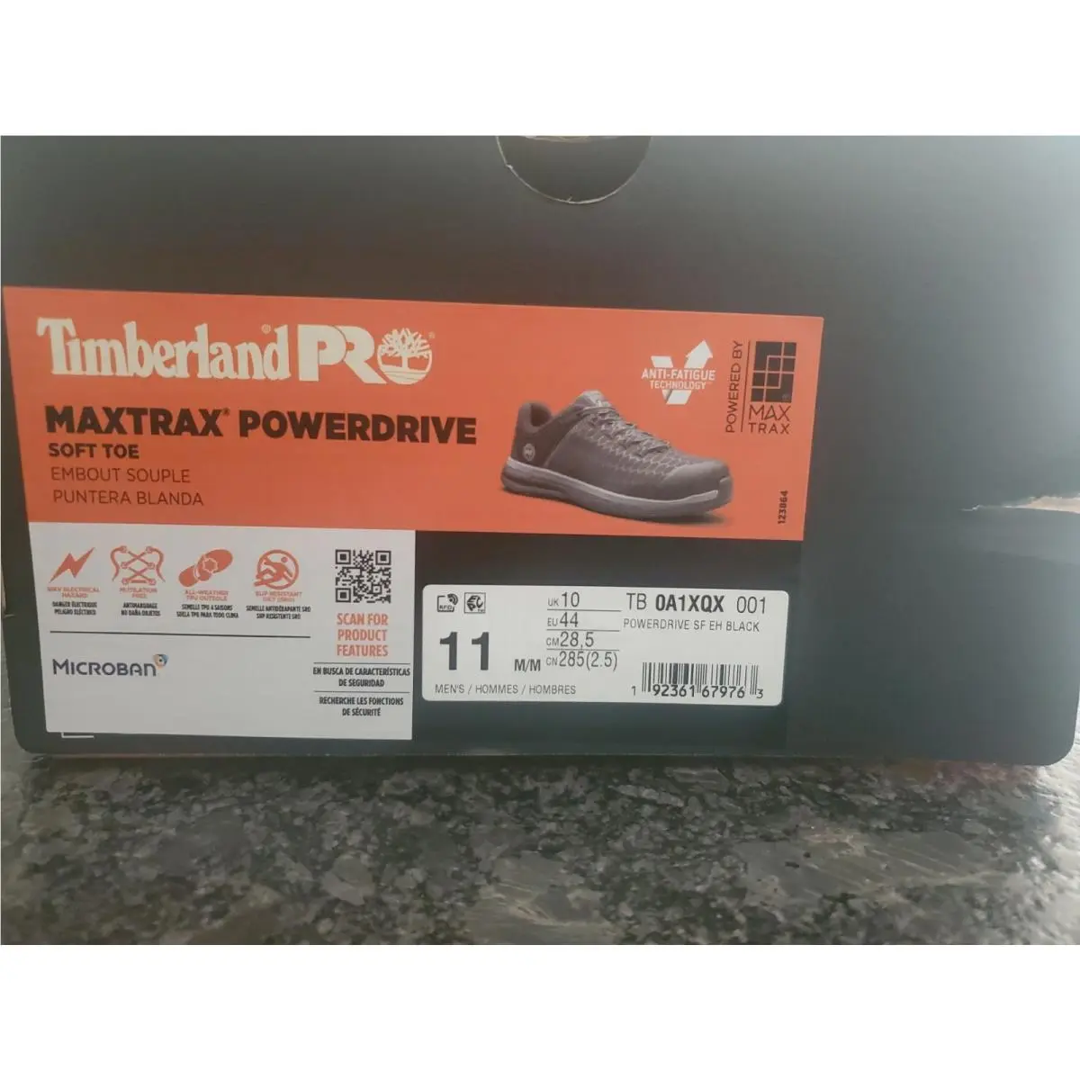 Timberland Pro Powerdrive Soft Toe Maxtrax Slip Resistant Mens Size 11M