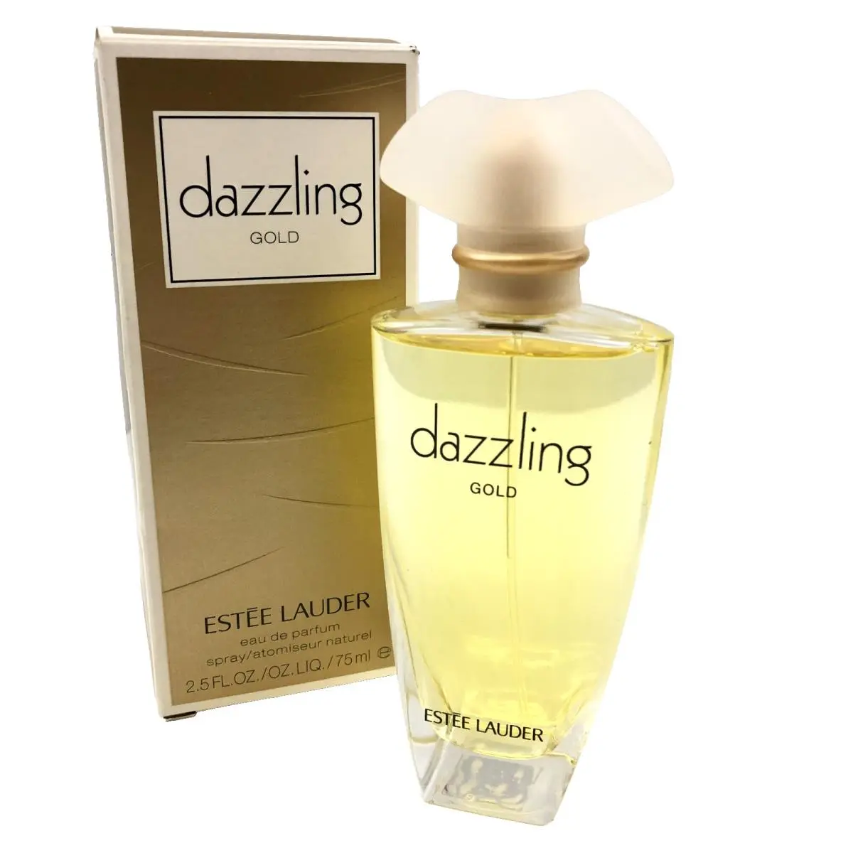Vtg Estee Lauder Dazzling Gold Eau de Parfum Perfume Spray Women 2.5oz 75ml
