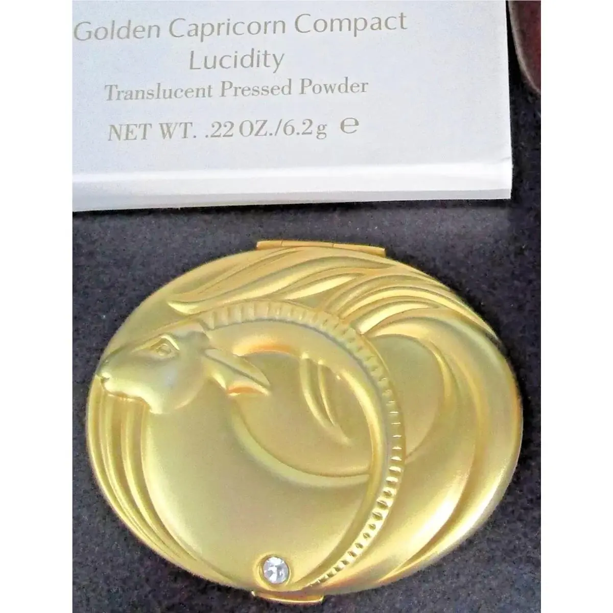 Estee Lauder Golden Capricorn Compact Lucidity Translucent Pressed Powder BX