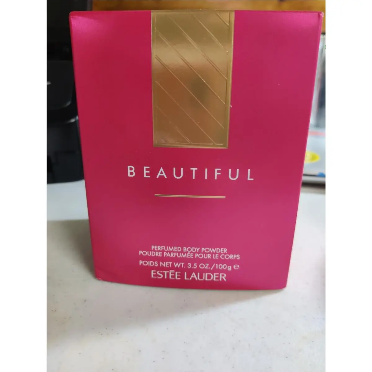 Estee Lauder Beautiful Perfumed Body Powder with Puff 3.5 oz / 100g
