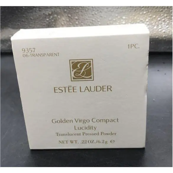Estee Lauder Golden Virgo Compact Lucidity Translucent Pressed Powder Boxed